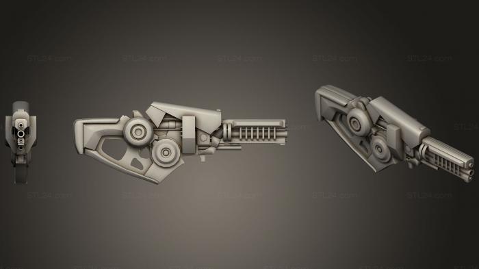 Оружие (Научно-фантастический дробовик, WPN_0175) 3D модель для ЧПУ станка